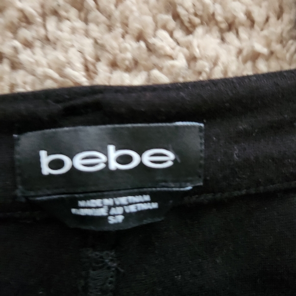 Bebe Women's Black Stretch Skinny Pants Size Small - Picture 2 of 7